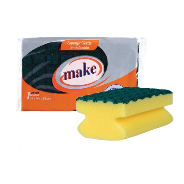 Esponja De Cocina Con Salvauñas