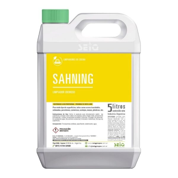 Limpiador Cremoso (Sahning) 5L.